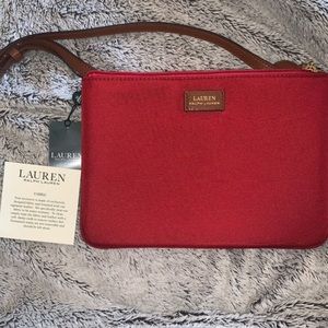 Lauren Ralph Lauren Red Crossbody